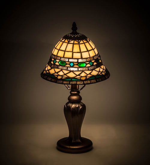 15"H Tiffany Roman Mini Lamp