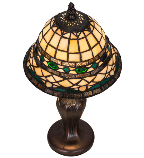 15"H Tiffany Roman Mini Lamp