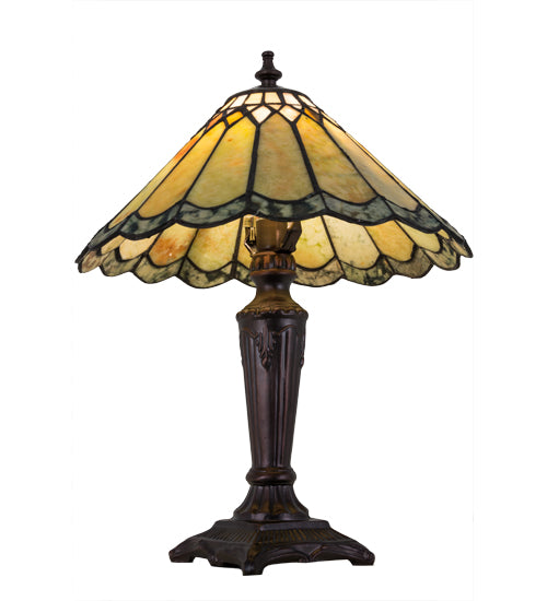 15.5"H Carousel Jadestone Accent Lamp