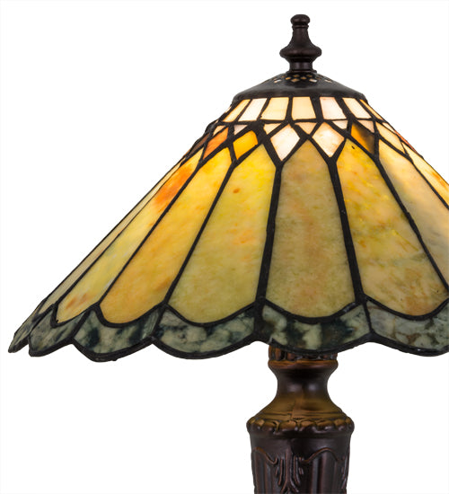 15.5"H Carousel Jadestone Accent Lamp