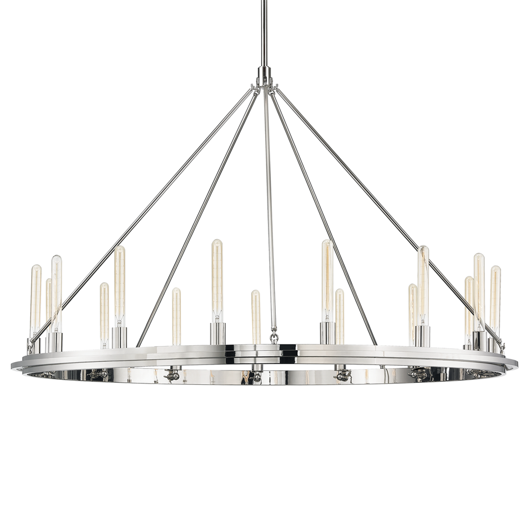 Chambers Pendant 38" - Polished Nickel