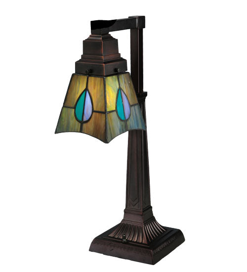 19.5"H Mackintosh Leaf Desk Lamp