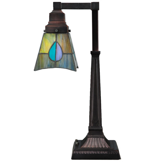 19.5"H Mackintosh Leaf Desk Lamp