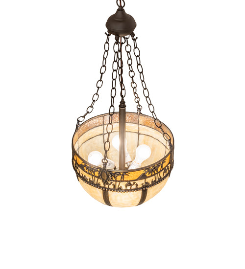 16" Wide Camel Basket Inverted Pendant