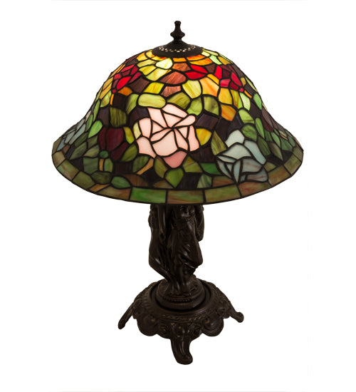 21.5"H Rosebush Table Lamp