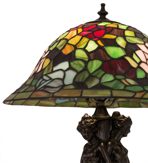 21.5"H Rosebush Table Lamp