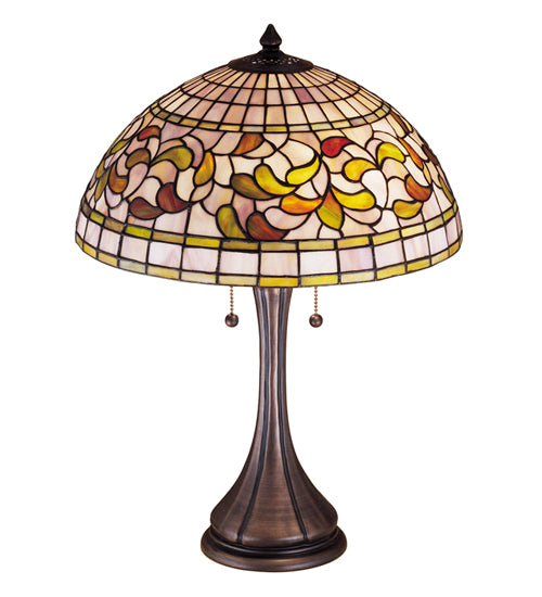 23"H Tiffany Turning Leaf Table Lamp