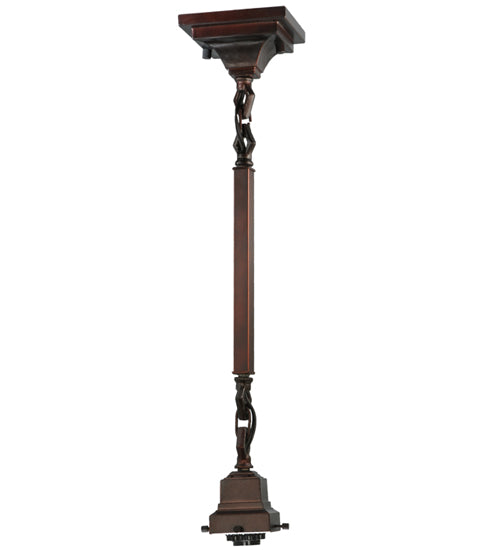 24"H Bungalow 1 Lt Pendant Hardware