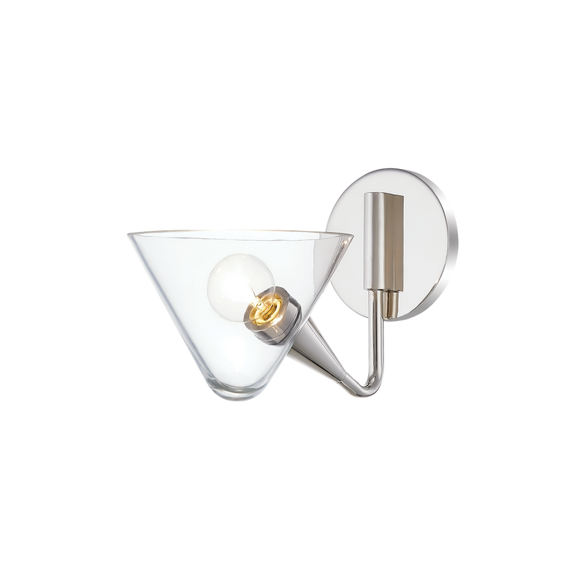 Isabella Wall Sconce 6" - Polished Nickel