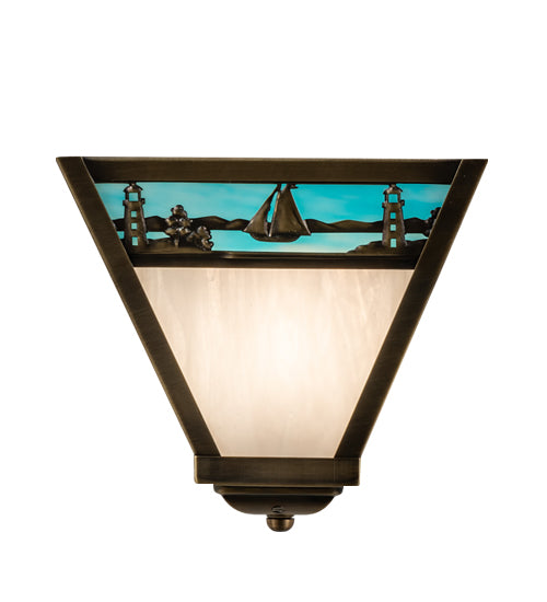 9"W Sailboat Wall Sconce