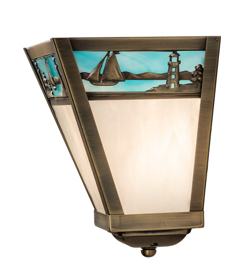 9"W Sailboat Wall Sconce