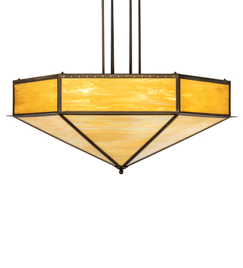 51" Wide Hexagon Inverted Pendant