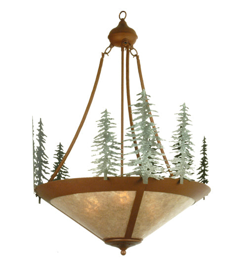 24"W Tall Pines Inverted Pendant