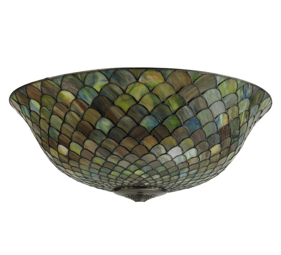 24" Wide Tiffany Fishscale Shade