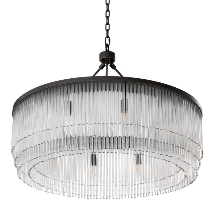 Chandelier Hector Large Bronze Highlight Finish