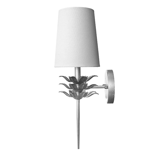 Delilah-Silver Sconce