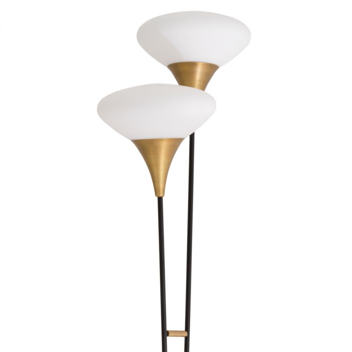 Floor Lamp Duco Antique Brass Finish