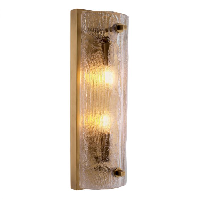 Wall Lamp Lagos Antique Brass Finish