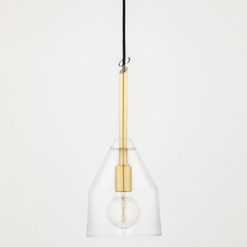 Sloan Pendant 17" - Aged Brass