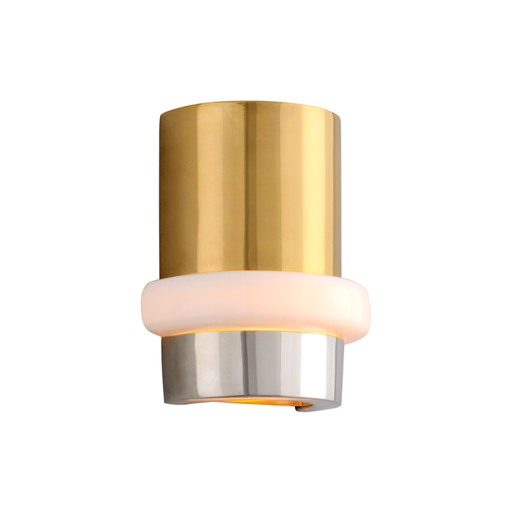 Beckenham Wall Sconce - Vintage Polished Brass And Nickel