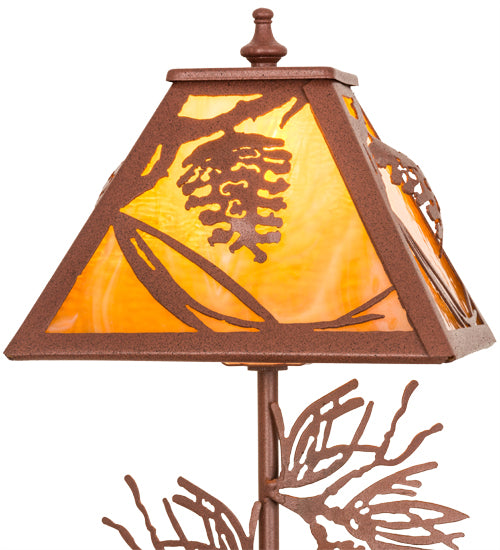 15"H Whispering Pines Accent Lamp