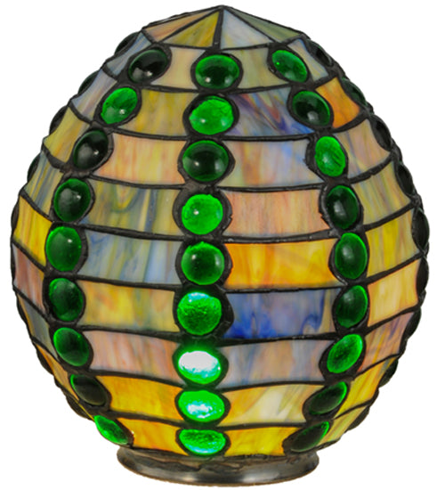 8" Wide Jeweled Beehive Shade