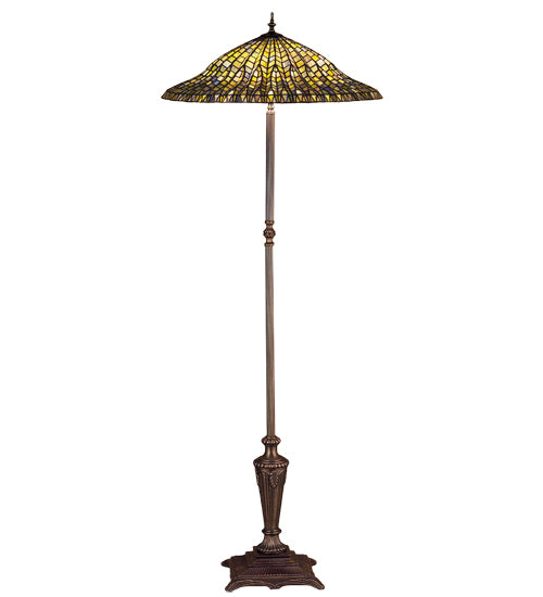 65"H Tiffany Lotus Leaf Floor Lamp