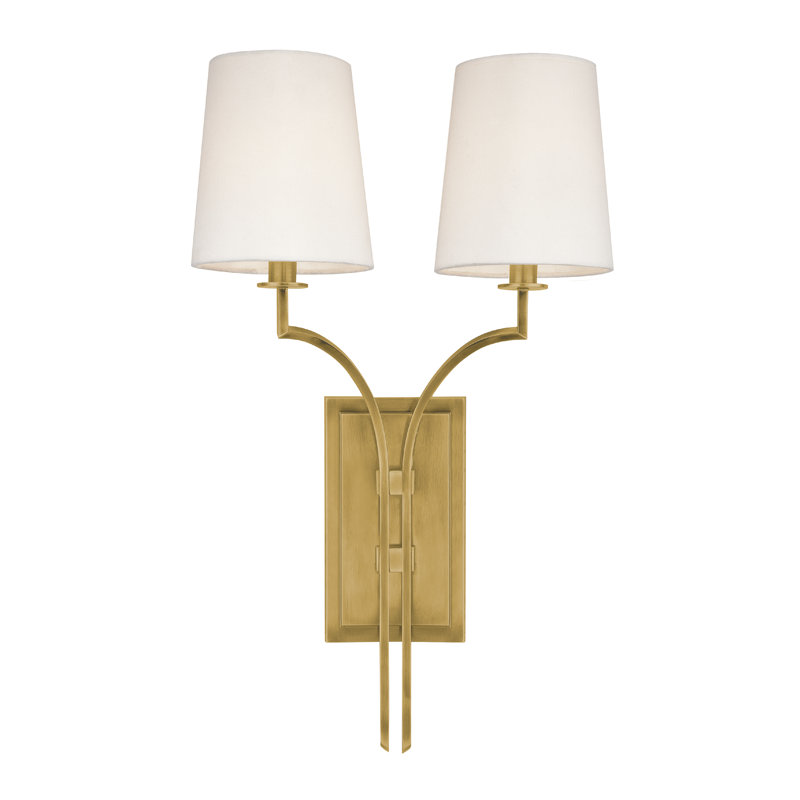 Glenford Wall Sconce 13" - Aged Brass