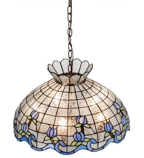 20"W Roseborder Pendant