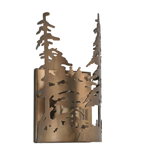 5.5"W Tall Pines Wall Sconce