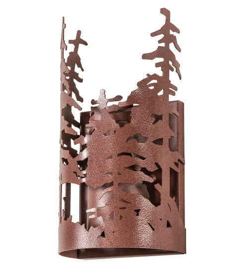 5" Wide Tall Pines Wall Sconce