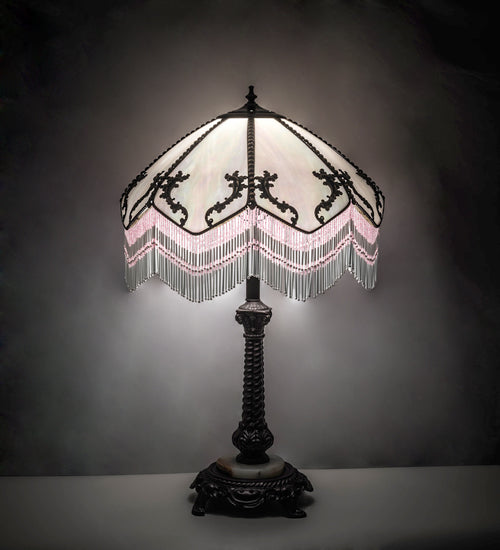 30" High Regina Fringed Table Lamp