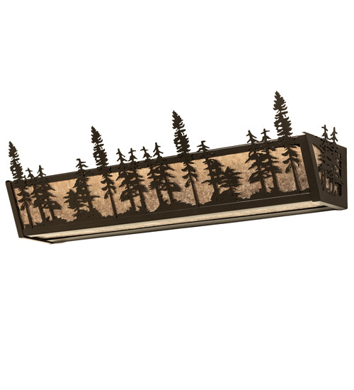 30" Wide Tall Pines Vanity Light