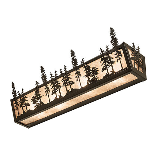 30" Wide Tall Pines Vanity Light