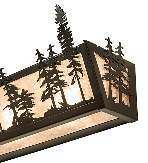 30" Wide Tall Pines Vanity Light