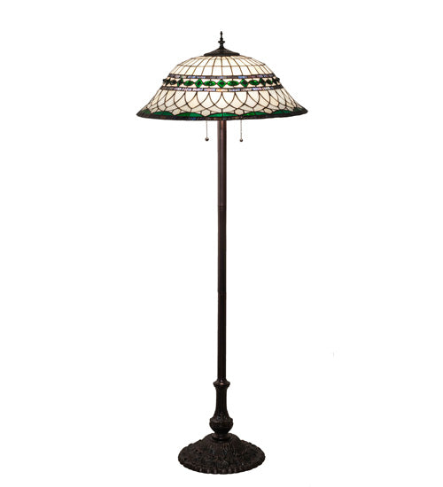 62" High Tiffany Roman Floor Lamp