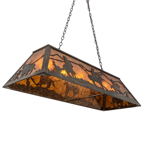 48" Long Rustlers Oblong Pendant