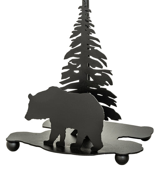 10" High Lone Bear Table Base