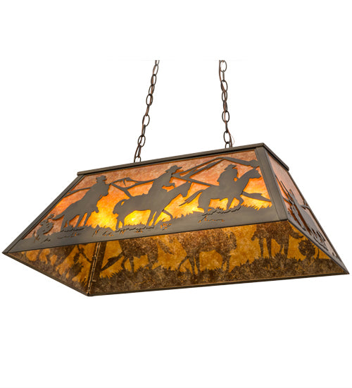 33"L Rustlers Oblong Pendant