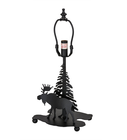 15.5"H Lone Moose Accent Lamp