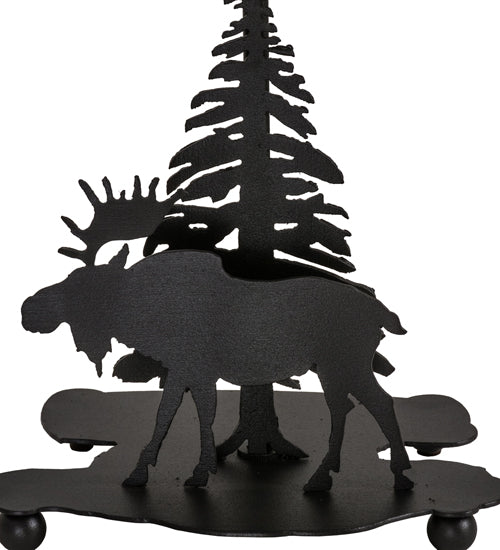 15.5"H Lone Moose Accent Lamp