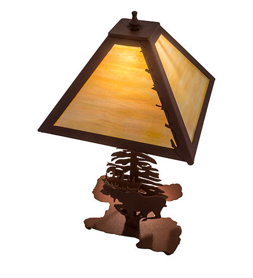 21"H Moose On The Loose Table Lamp