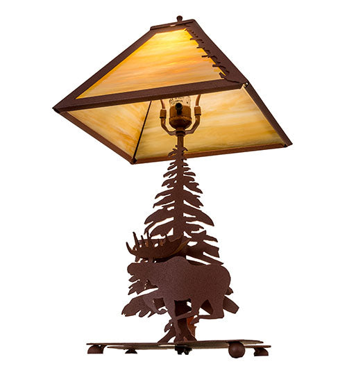 21"H Moose On The Loose Table Lamp