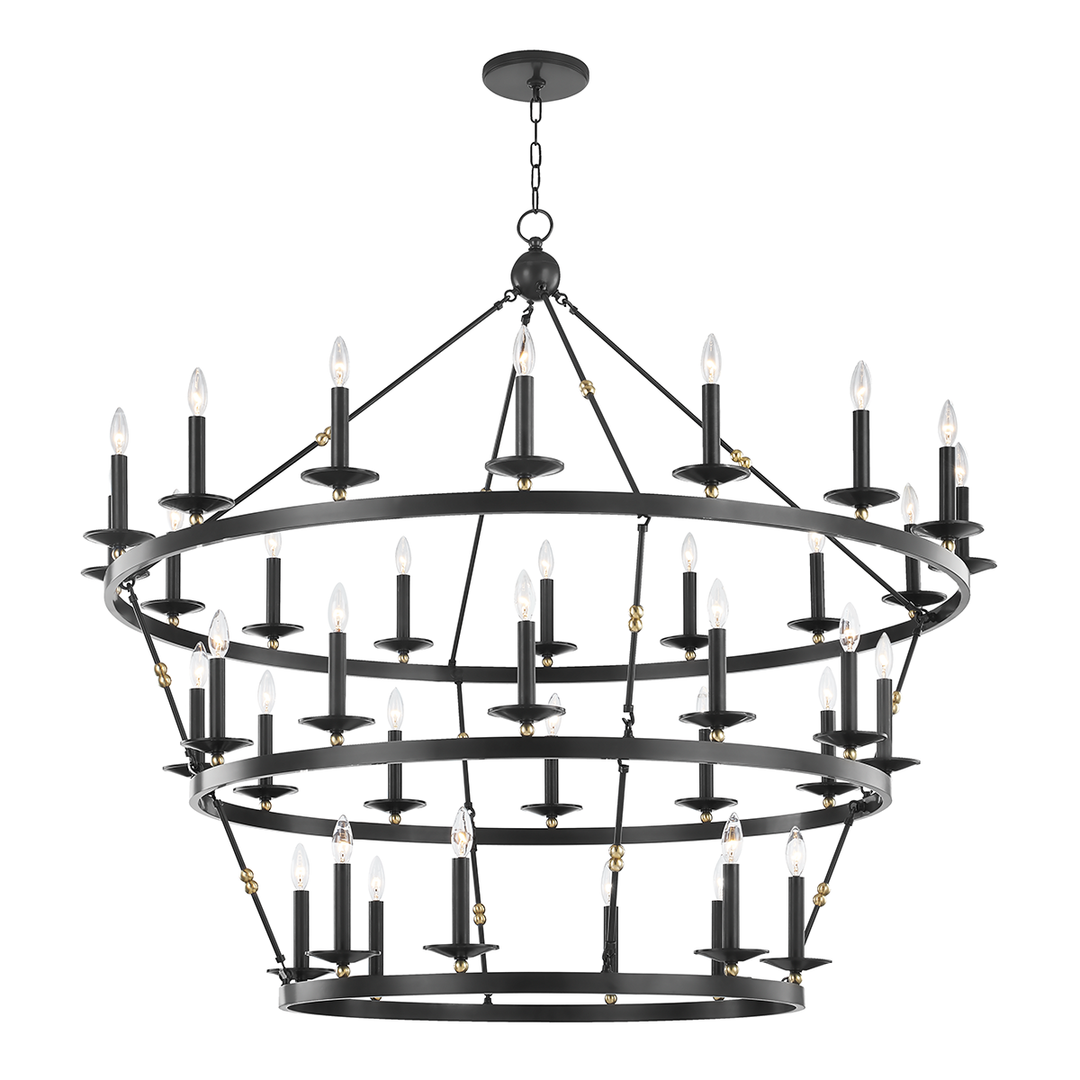 Allendale Chandelier 54" - Aged Old Bronze