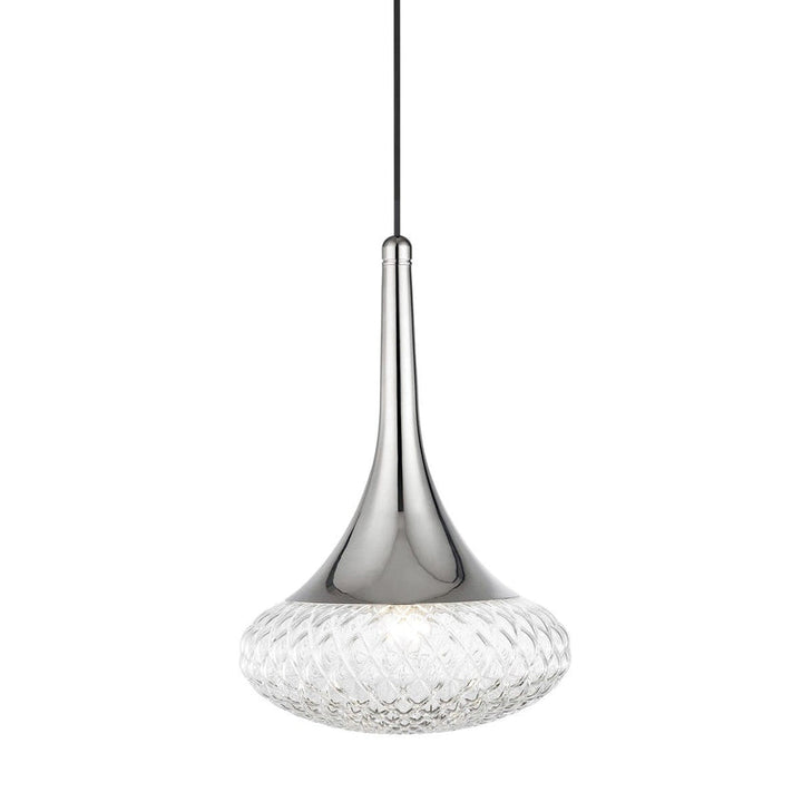 Bella Pendant 17" - Polished Nickel