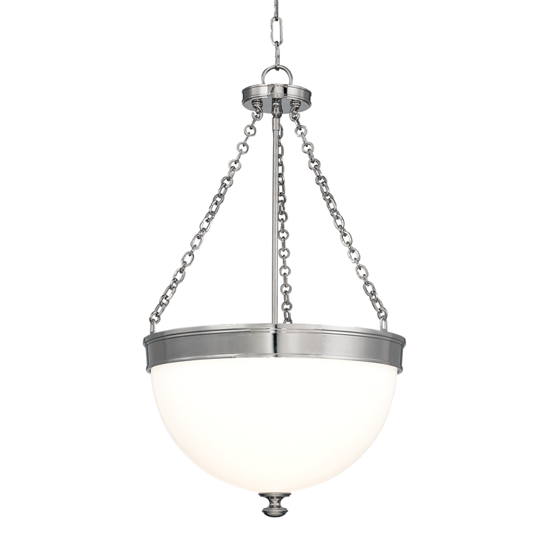 Barrington Pendant 27" - Polished Nickel