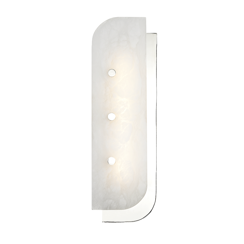 Yin & Yang Wall Sconce 18" - Polished Nickel