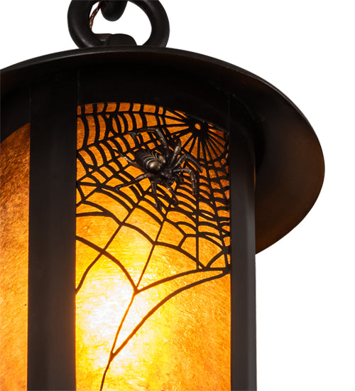 6" Wide Fulton Spider Web Hanging Wall Sconce