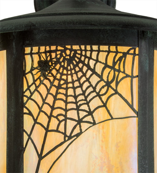 12"W Fulton Spider Web Solid Mount Wall Sconce