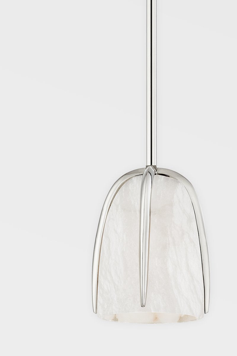 Wheatley 1 Light Pendant - Polished Nickel